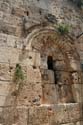 08 Israel, Jerusalem. Bullet-ridden Zion Gate from 1967 War
